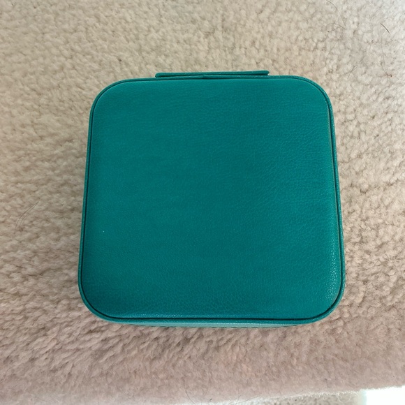 BRAND NEW EFFY TURQUOISE JEWELRY BOX HOLDER TRAVEL CASE - Picture 2 of 9